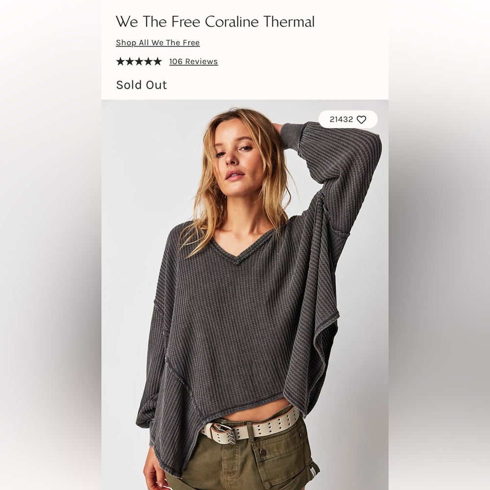 We the Free by Free People Coraline Thermal - Picture 5 of 5